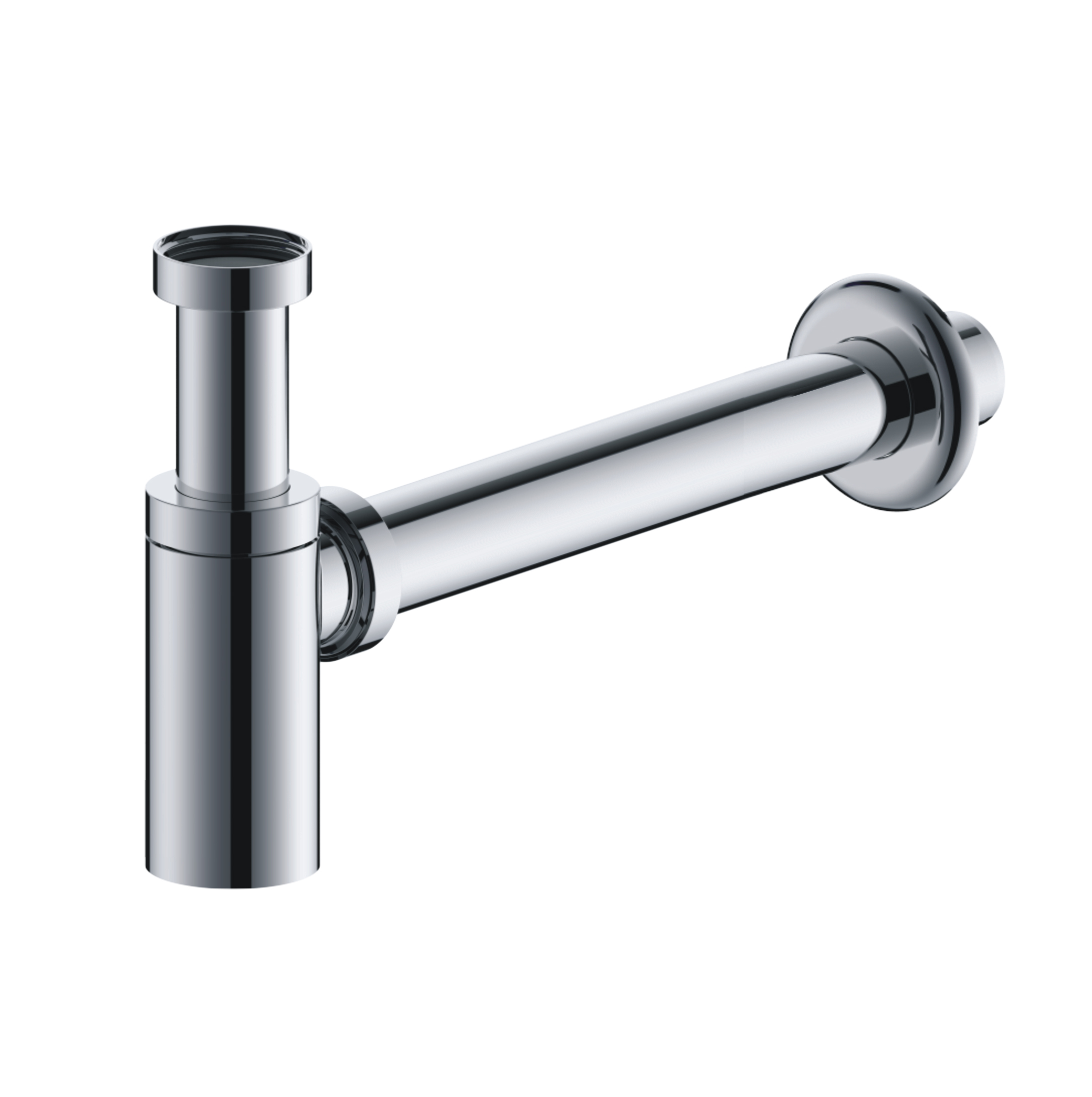 SIFONI TONDI MINIMALISTI IN ABS PER LAVABO 1"1/4 