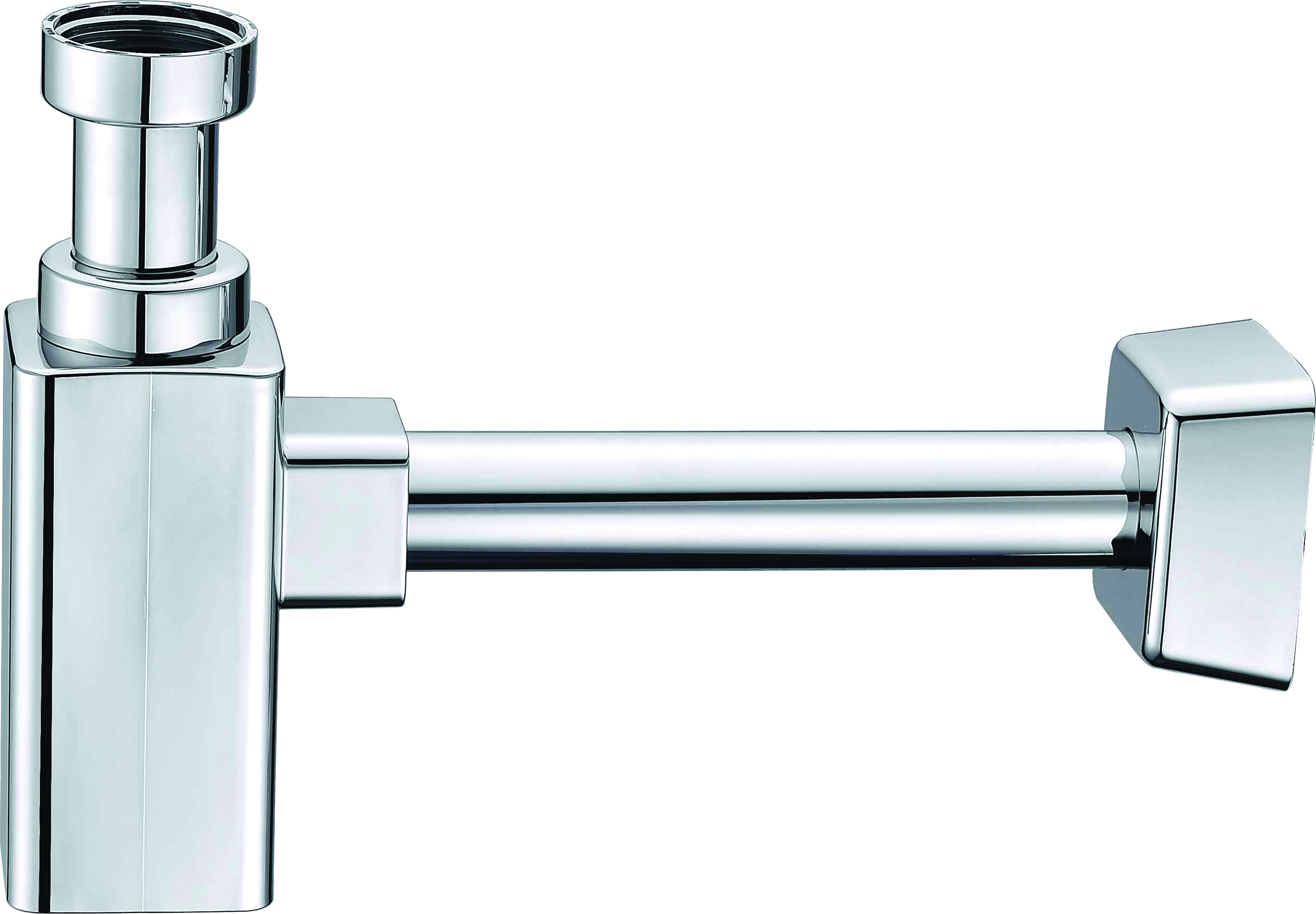 SIFONI QUADRI MINIMALISTI IN ABS PER LAVABO 1"1/4 