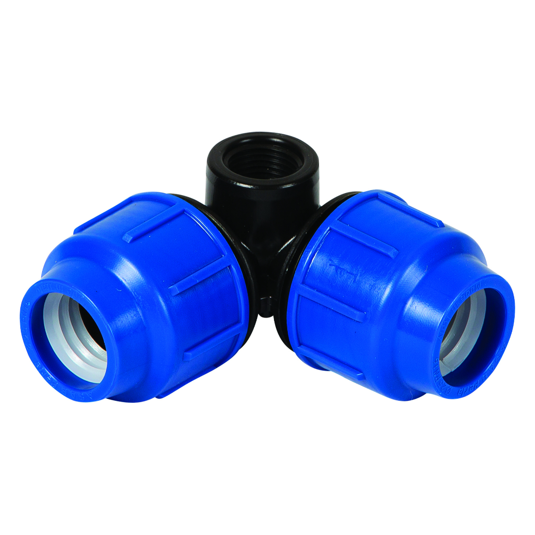 GOMITI A COMPRESSIONE 90° DIAMETRI mm.25X25XF1/2" 