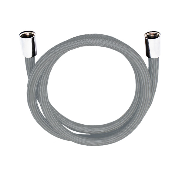 FLESSIBILI DOCCIA IN TRECCIA DI POLIETILENE ARGENTO FF 1/2x1/2, cm.150 