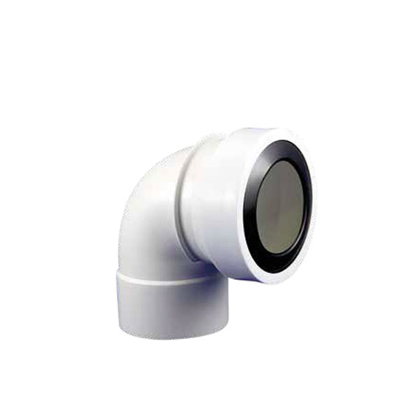 PROLUNGHE F PER SCARICO WC TIPO 90° RIGIDO CORTO 