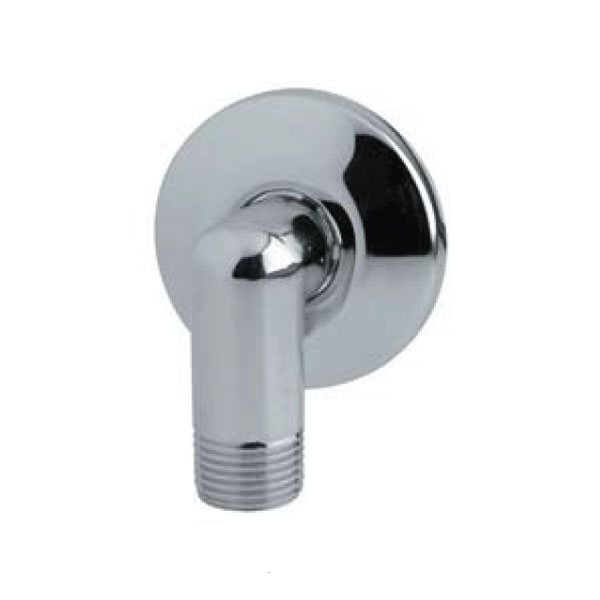 GOMITI MM 1/2"X3/4" CON ROSONE IN OTTONE CROMATO 