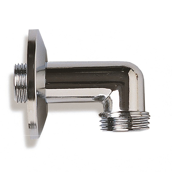 GOMITI MM 1/2"X3/4" CON ROSONE IN ACCIAIO INOX 