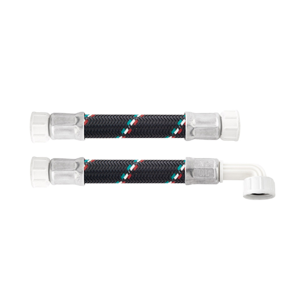 TUBI CARICO LAV. NYLON DADI NYLON FF 3/4x3/4x100 